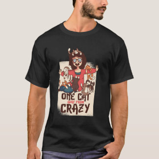 Katzenlady, Verrückte Katzenlady 1 T-Shirt