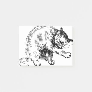 Katzenlecken Hand Furs Hautputzmittel Post-it Klebezettel