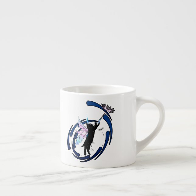 Katzenleuchter Espressotasse (Rechts)