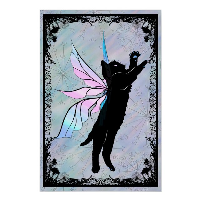 Katzenleuchter Poster (Vorderseite)