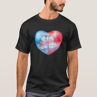 KatzenLiebe, die T-Shirts für ihn und sie passt, V