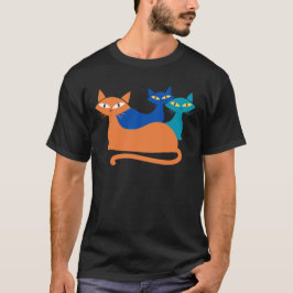 Katzenliebe-Zitat Minimalistische Typografie-Desig T-Shirt