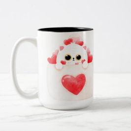 KatzenLiebe Zweifarbige Tasse