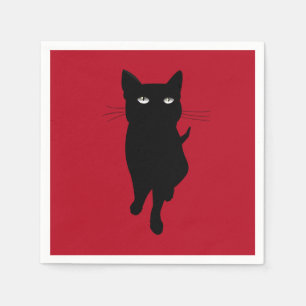 Katzenliebhaber-Abendessen-Party Serviette