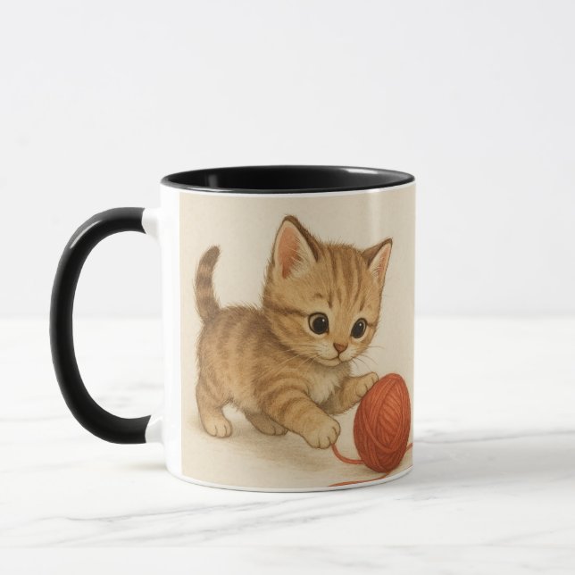 Katzenliebhaber - bester Freund Tasse (Links)
