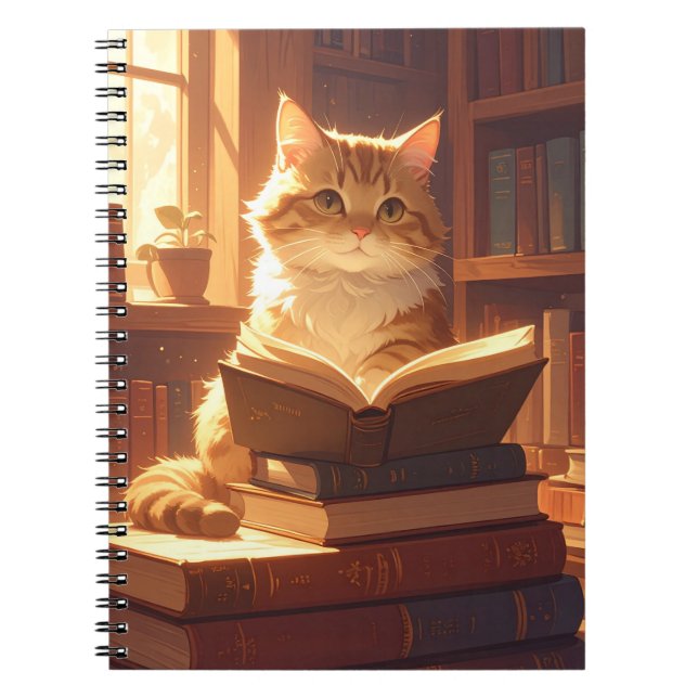 Katzenliebhaber Buch Journal Notizbuch (Vorderseite)