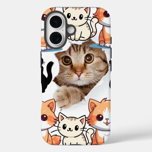 Katzenliebhaber der Mousse Case-Mate iPhone Hülle (Rückseite)