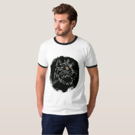 Katzenliebhaber-Design zum Ausschneiden T-Shirt