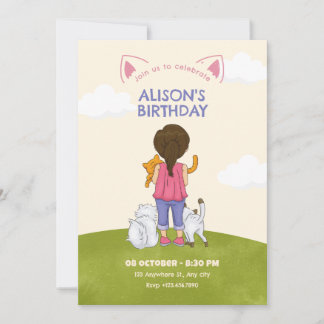 Katzenliebhaber Geburtstag Einladung