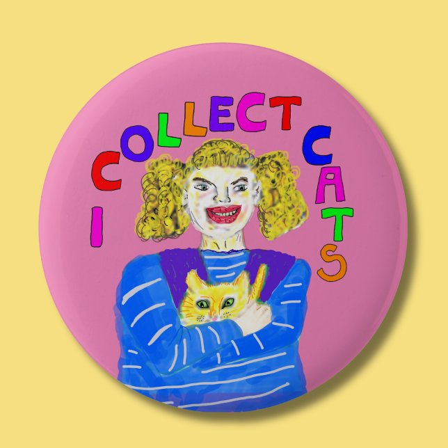 Katzenliebhaber Geschenk Kätzchen retten neues Hau Button (Von Creator hochgeladen)