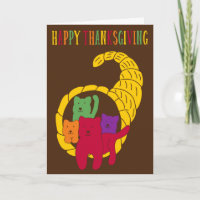 Katzenliebhaber Glückliches Erntedankfest