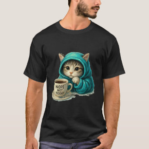 Katzenliebhaber Katzenmutter Katzenperson Koffeinh T-Shirt
