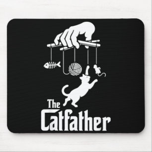 Katzenliebhaber lustig der Katzenvater Männer Katz Mousepad