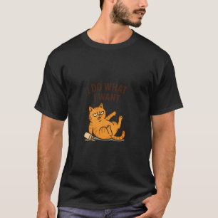 Katzenliebhaber Lustig Humorvoll Stur Mach Was Ich T-Shirt