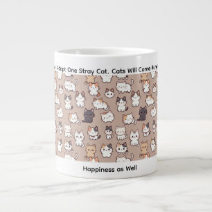 Katzenliebhaber Lustig Jumbo-Tasse