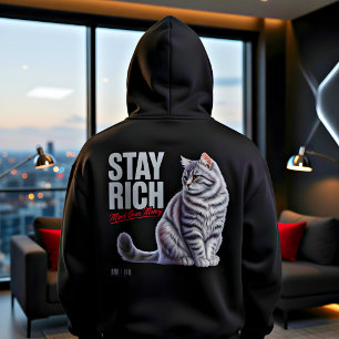 Katzenliebhaber Lustige Geldmotivation Vermögensme Hoodie