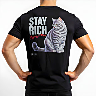 Katzenliebhaber Lustiges Geld-Mindset-Geschenk-Shi T-Shirt