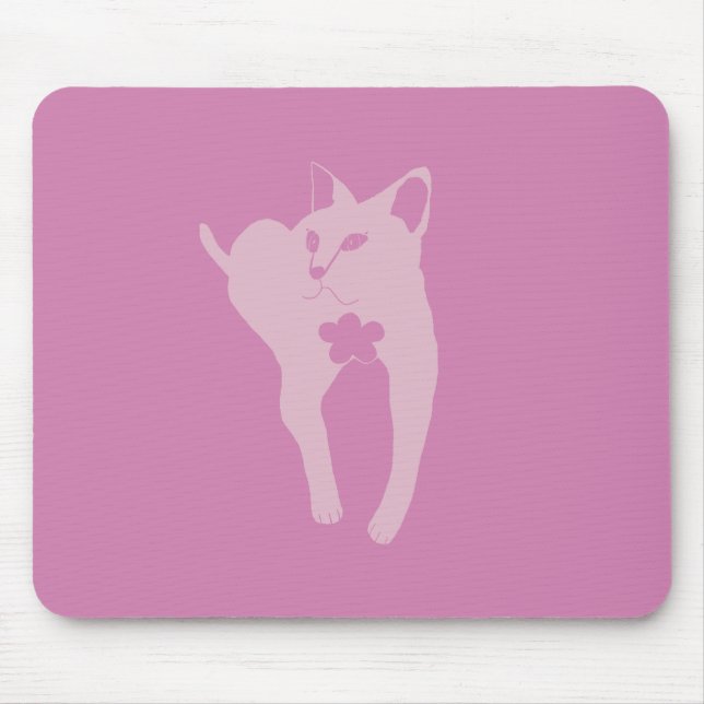 Katzenliebhaber-Mauspad Mousepad (Vorne)
