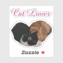 Katzenliebhaber mit Katzenherz