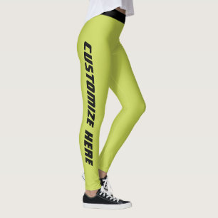 Katzenliebhaber Pet Mama Gelb Grün Schwarz Maßgesc Leggings