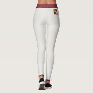 Katzenliebhaber Pet-Mama Warm Neutral Tiefes Weinr Leggings