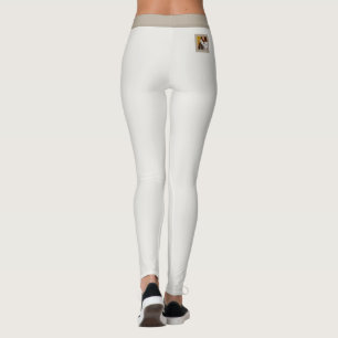 Katzenliebhaber Pet Mom Warm Neutrales Taupe Maßge Leggings
