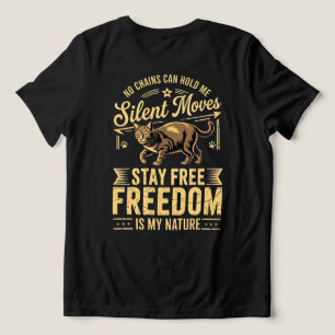 Katzenliebhaber Starke Freiheit Frauen Tri-Blend Shirt