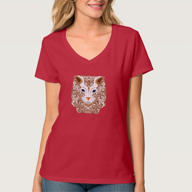 Katzenliebhaber T-Shirt (Vorderseite)