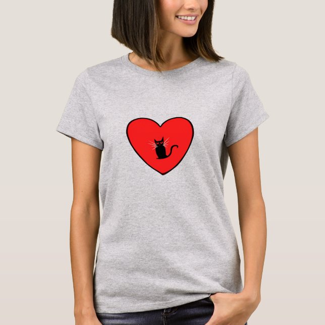 Katzenliebhaber T-Shirt (Vorderseite)