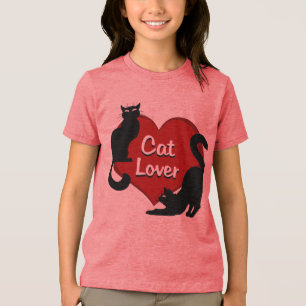 Katzenliebhaber T-Shirt Kinder Katzenliebhaber Shi Tri-Blend Shirt