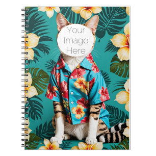 Katzenliebhaber Tabby Spiral Foto Notebook Notizblock