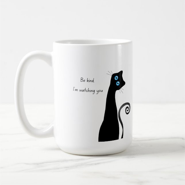 Katzenliebhaber-Tasse Kaffeetasse (Links)