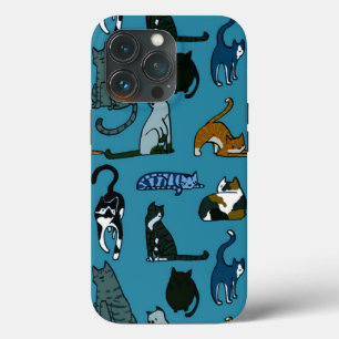 Katzenliebhaber Teal   Case-Mate iPhone Hülle
