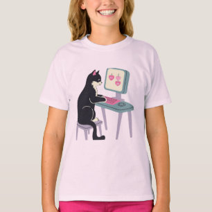 Katzenliebhaber Tuxedo-Katze  T-Shirt