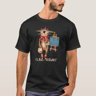 Katzenliebhaber und Künstler Krallen Meownet Lusti T-Shirt
