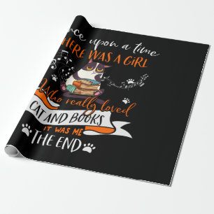 Katzenliebhaber Wer wirklich liebte Cat & Books L Geschenkpapier