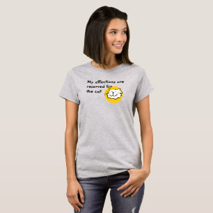 Katzenliebhaber Zuneigung Katzenbesitzer T-Shirt