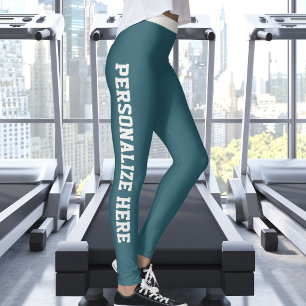 Katzenliebhaberin Pet-Mama dunkles Teal Neutrales  Leggings