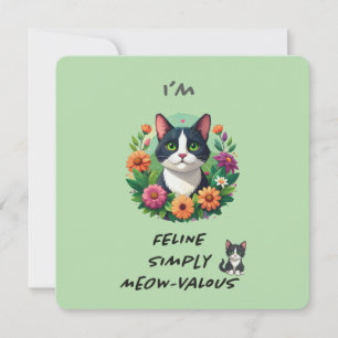 Katzenliebhabers FeLINE Einfach MEOW-VA-Los 
