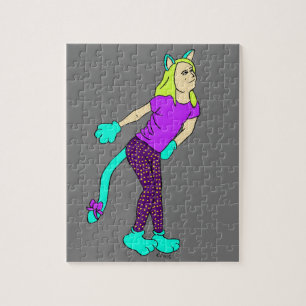 Katzenmädchen puzzle