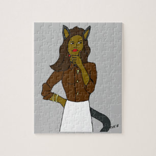 Katzenmädchen puzzle