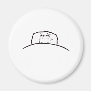 Katzenmagnet im Bett, niedlicher Katzenmagnet Magnet
