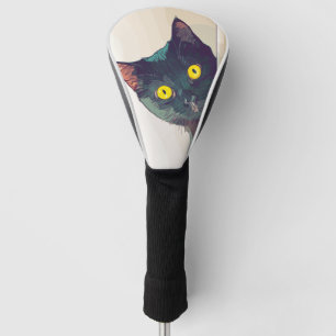 Katzenmalerei Haustier Feline Tier  Golf Headcover
