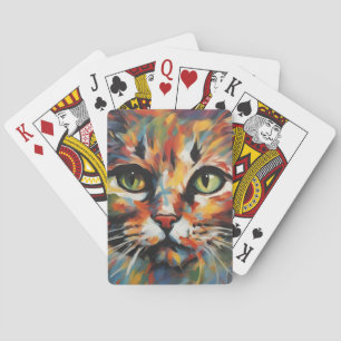 Katzenmalerei Spielkarten