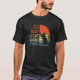 Katzenmama Retro Beste Katzenmutter Aller Zeiten M T-Shirt