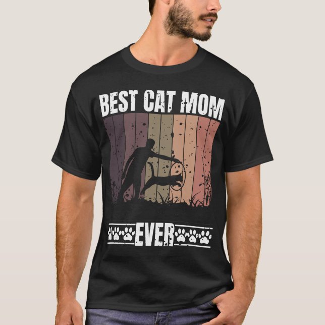 Katzenmama T-Shirt (Vorderseite)