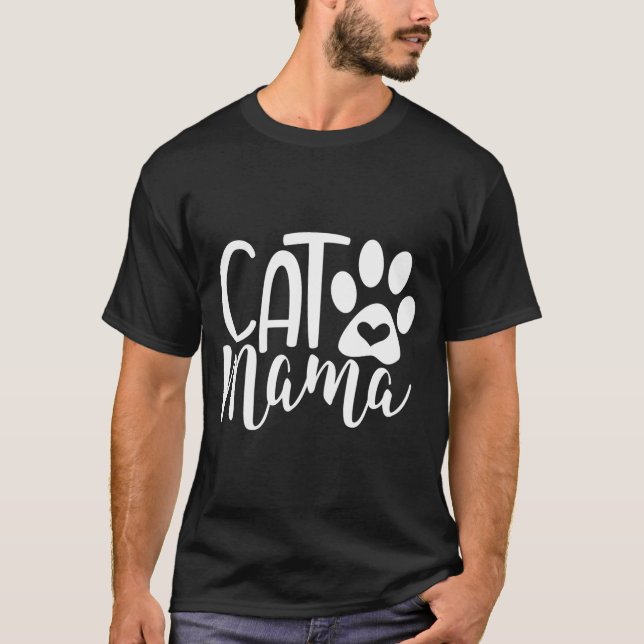 Katzenmama T-Shirt (Vorderseite)