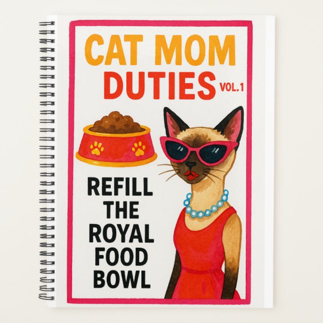 Katzenmama-To-Do-Liste  Planer (Vorderseite)