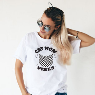 Katzenmama-Vibes Retro Vintage Katzenmama  T-Shirt