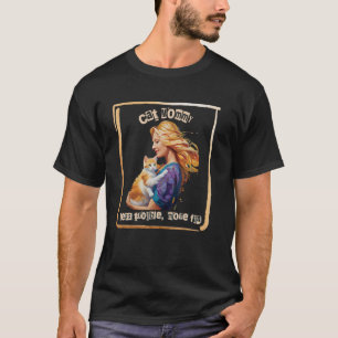 Katzenmama, weniger Ärger, mehr Spaß (Kätzchen von T-Shirt